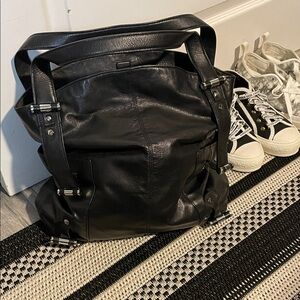 Michael Kors, Black Leather Bag